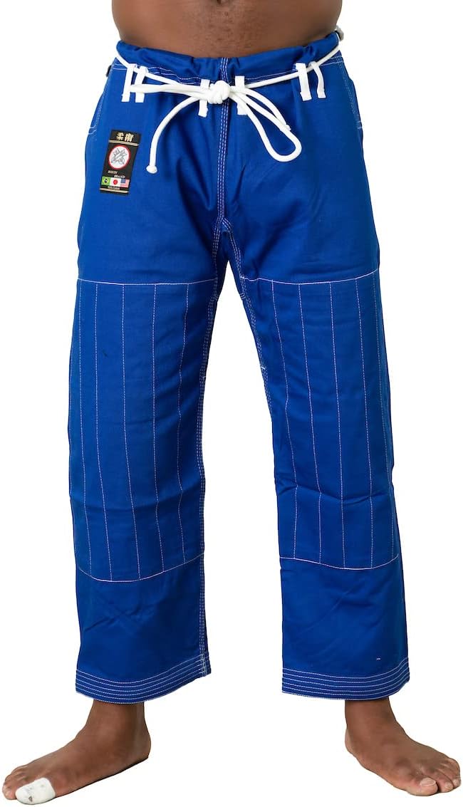 Ronin BJJ Pants for Adults – Cotton Martial Arts Pants with 6-Loop Cord Drawstring