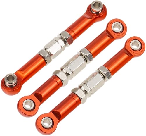 Miniatura 4 de 9 piezas Wltoys 12428 barra de tracción servo enlace brazo oscilante trasero superior suspensión brazo longitud ajustable para 112 Wltoys RC coche