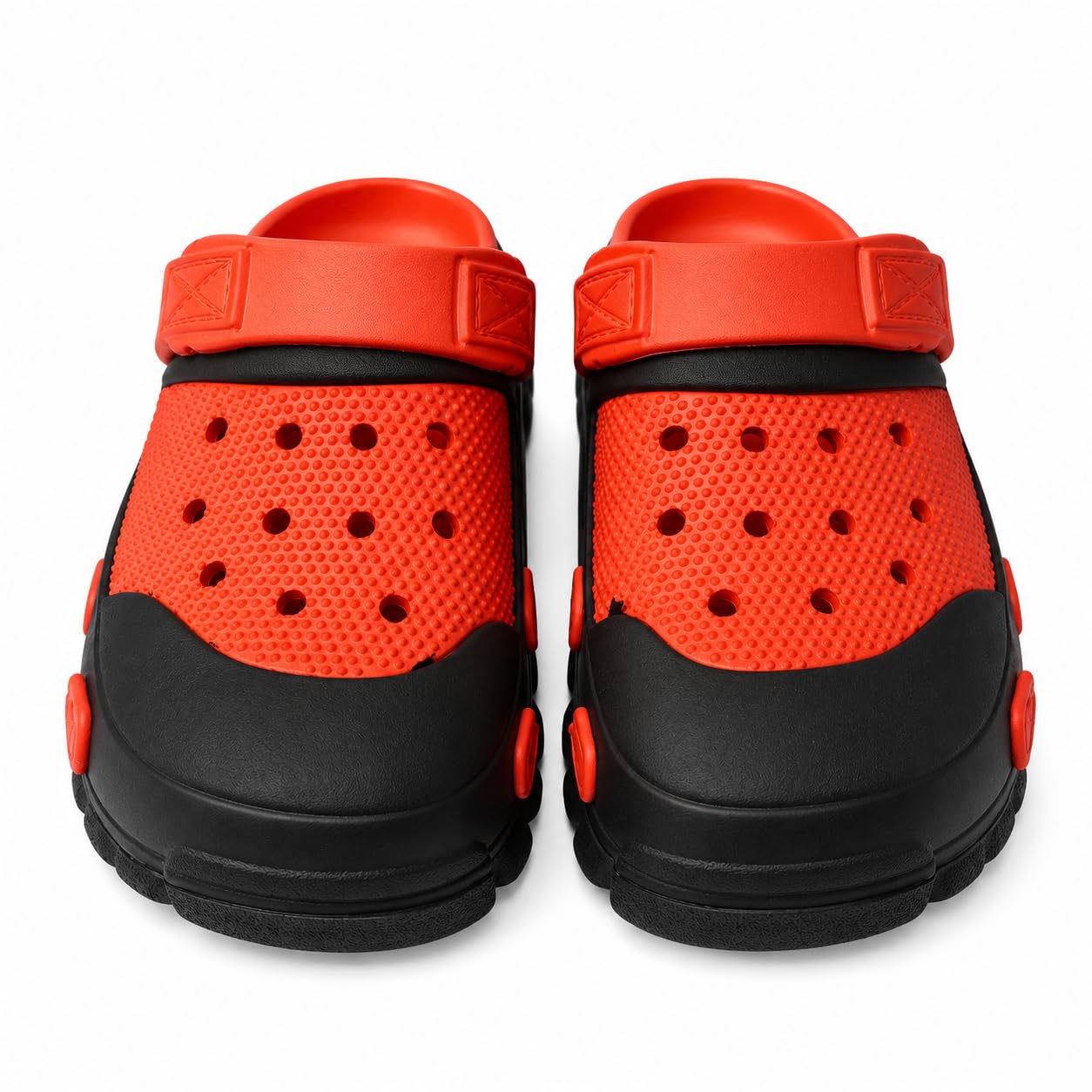 Slooas Sports Men's Clogs Red & Black with Non-Slip Sole-picture-36