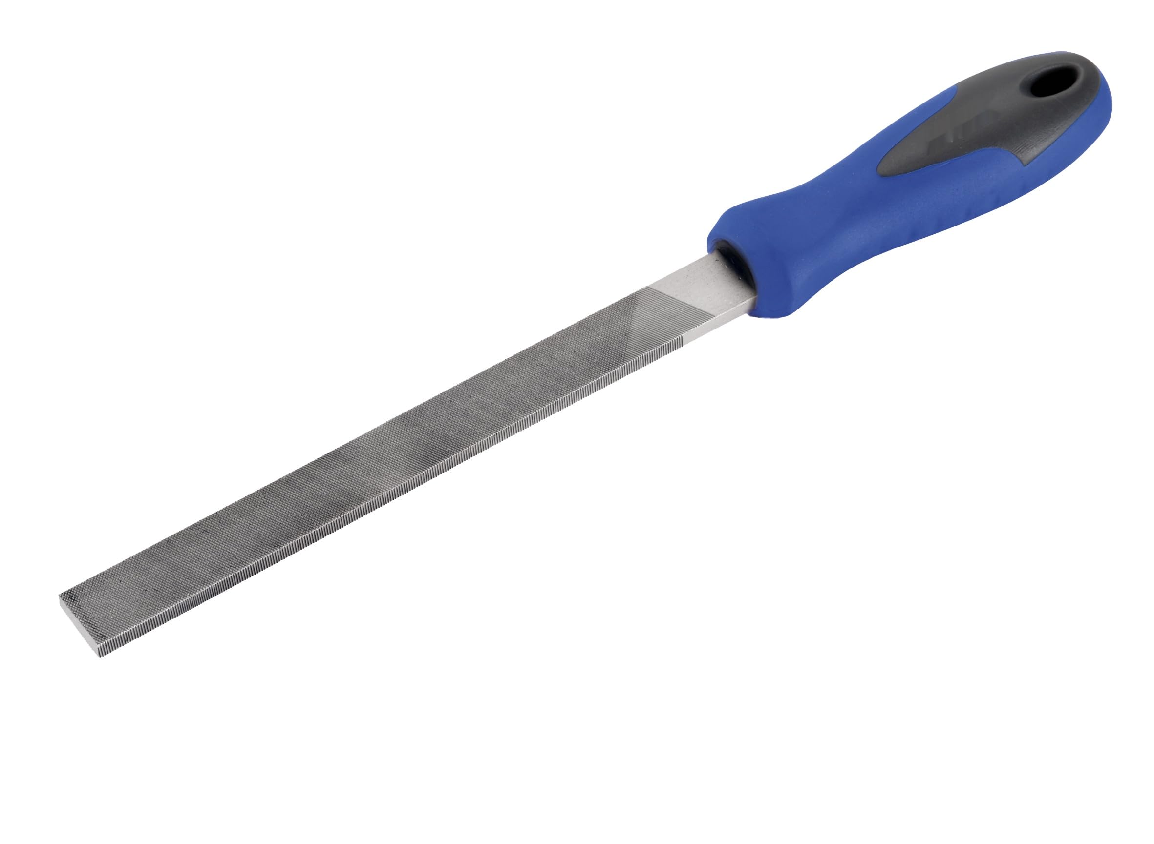 250 mm Flat File in bi-Material, Ideal for Smoothing and Finishing Surfaces in Carpentry and Metalworking Work