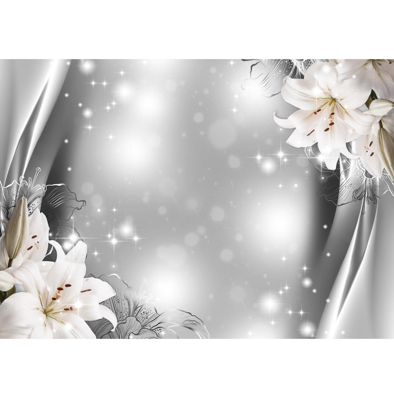 Runa Art Photo Wallpaper Full Moon See 352 X 250 Cm Non-Woven Wall Art