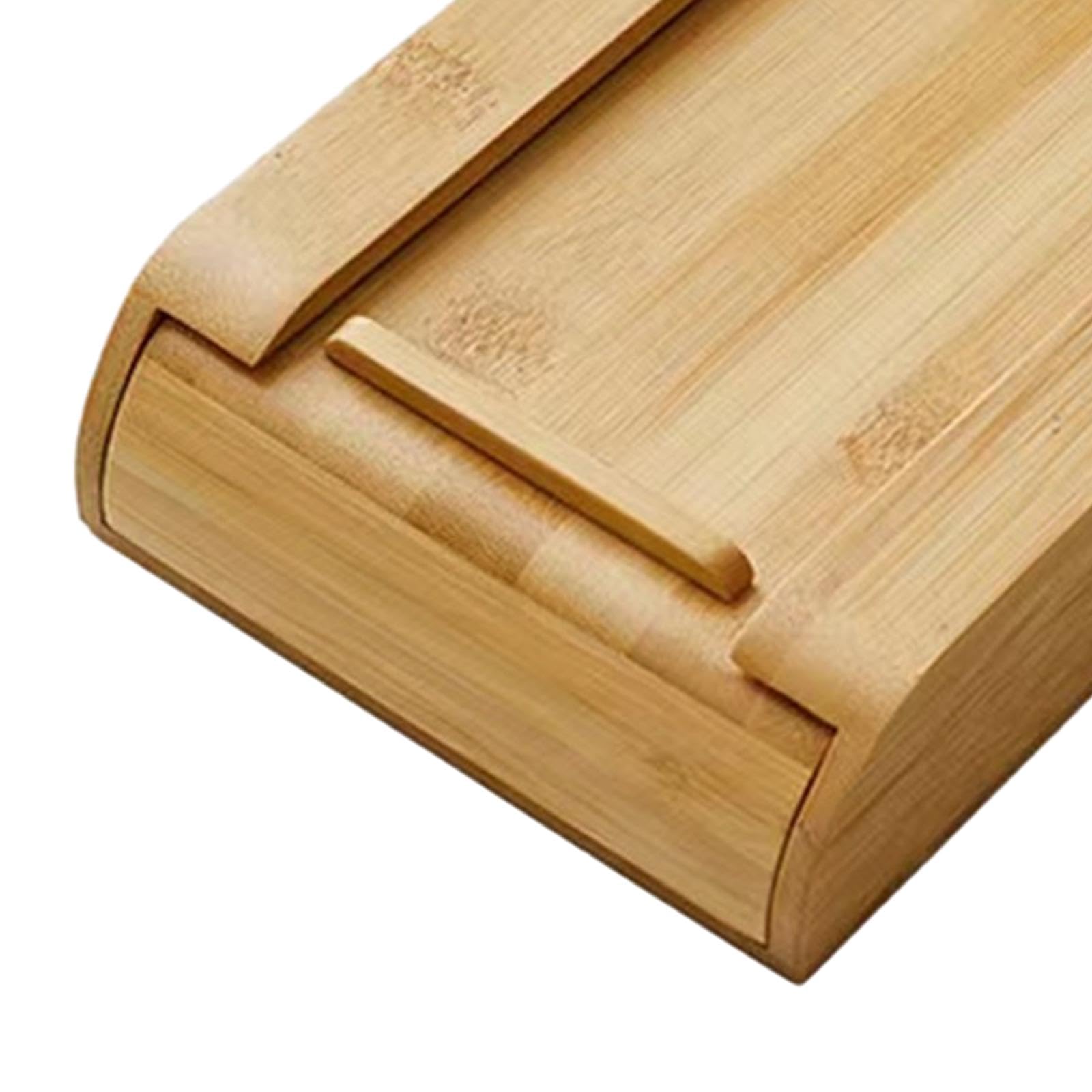 LOR Desk Sto Der - Portalápices de madera deslizante oculto para suministros de oficina, 21,5 x 13,5 x 18,5 cm, perfecto para uso doméstico y de oficina