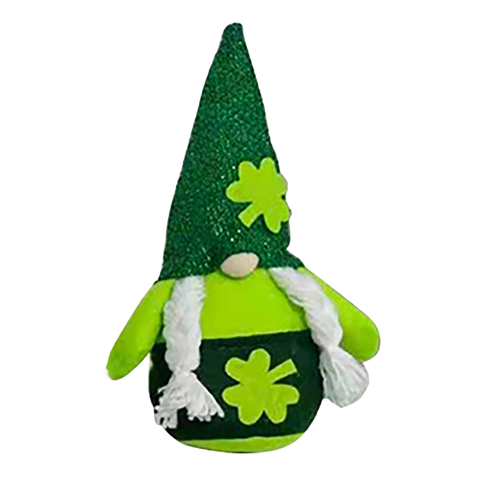 Kalttoy 1PC StPatrick ' s Day Gnomes Irish Gnomes Doll Decorative Toy for Restaurant Dining Table Decorations Supplies Green Irish