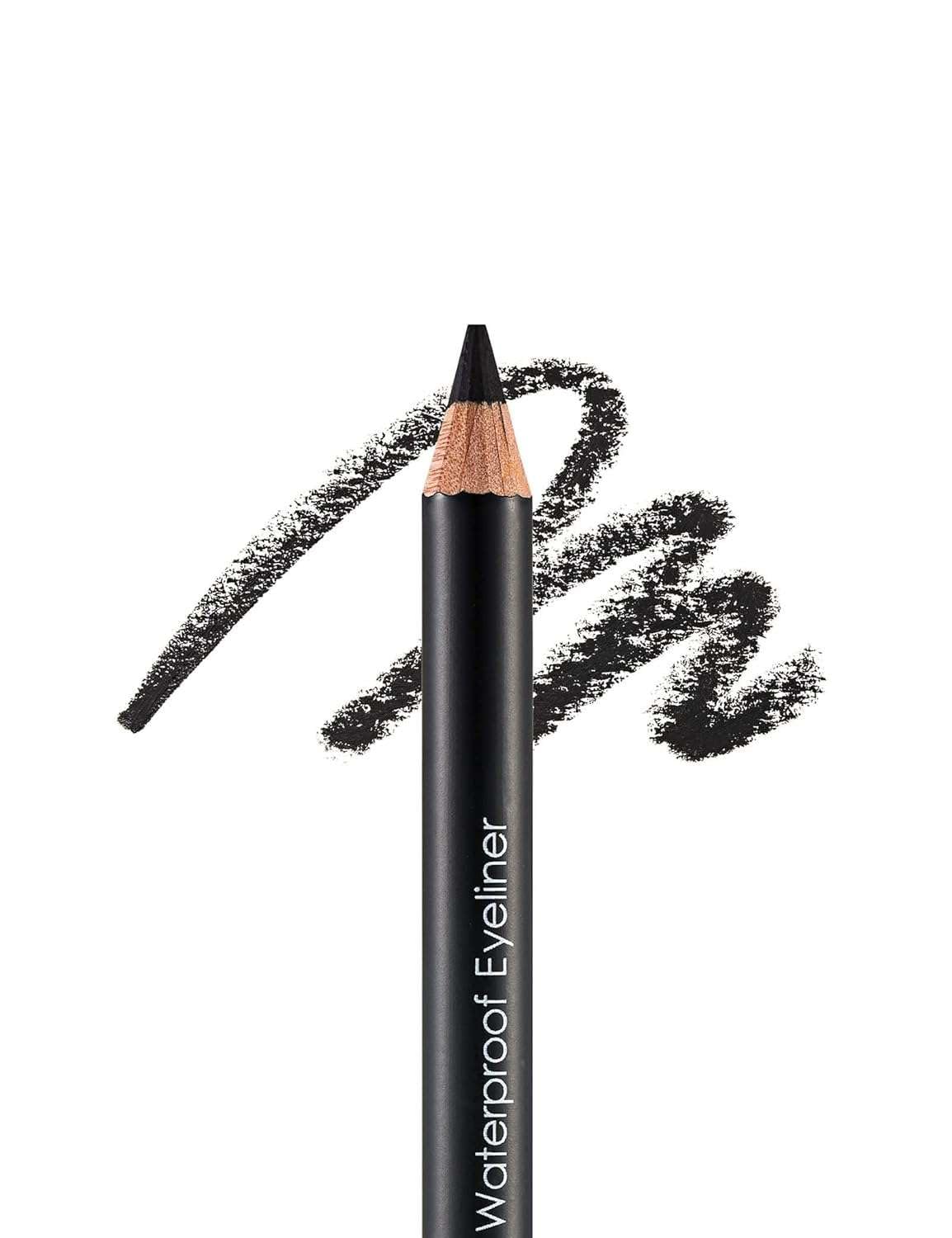 Flormar Mat Bitişli Suya Dayanıklı Göz Kalemi (SİYAH) - Waterproof Eyeliner - 101 Black Ice - 8690604109012