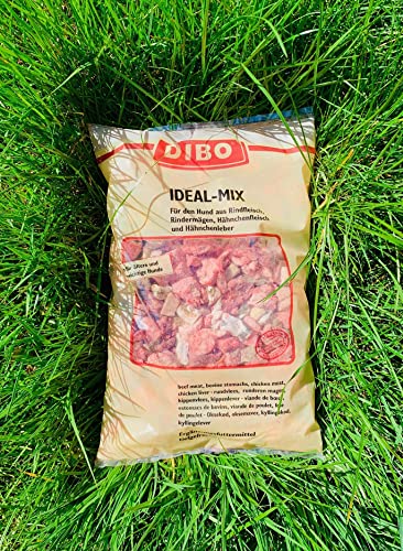 DIBO Ideal-Mix, 10 x 2.000g-Beutel, Tiefkühlfutter, gesunde, natürliche Ernährung für Hunde, Hundefutter, Barf, B.A.R.F.