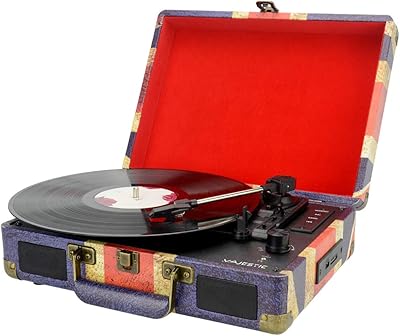 Majestic TT-43 BT/USB/SD/AX, Valigetta Giradischi 33/45/78 Giri Portatile con Bl