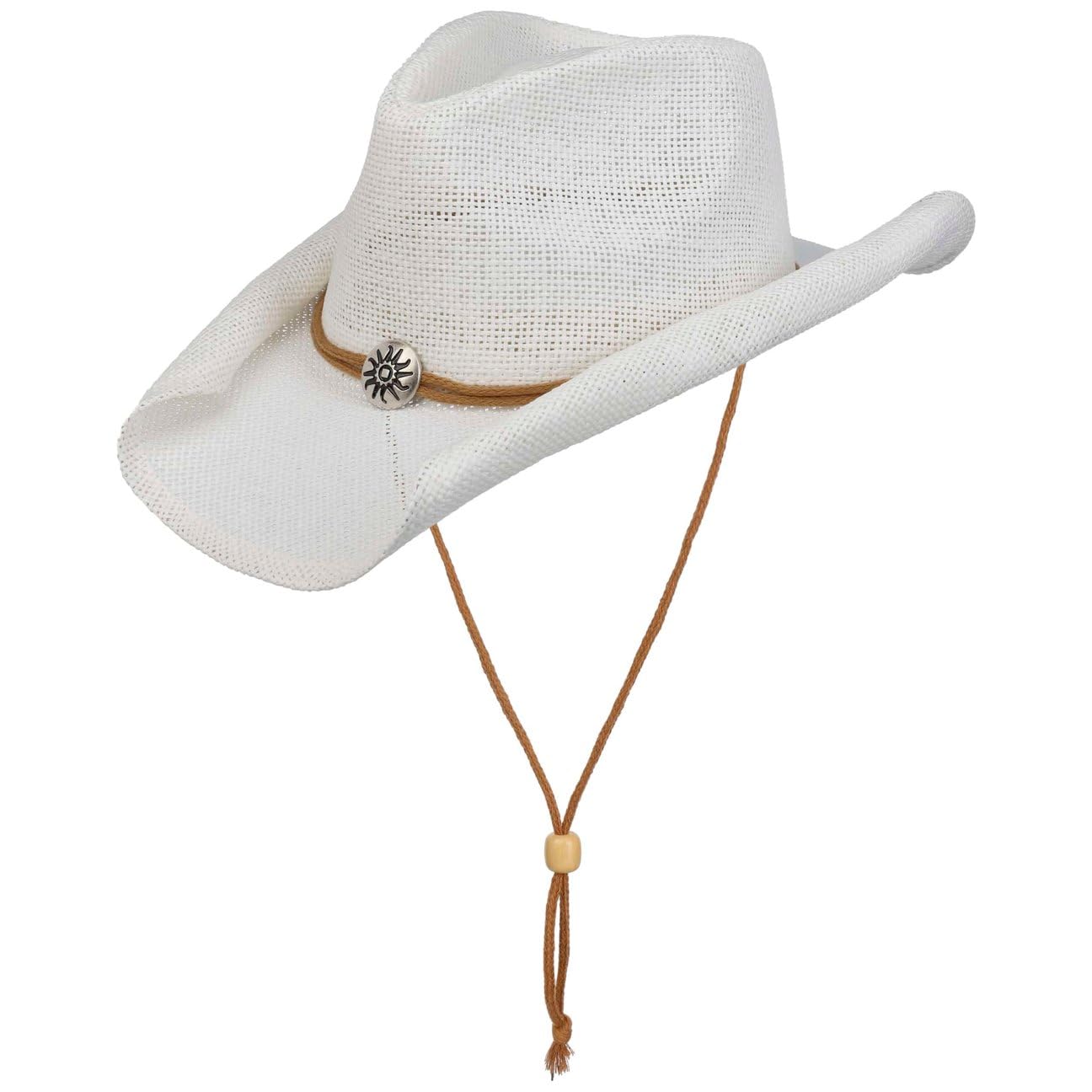 Lipodo Chapeau en Paille Vescadosa Western Femme/Homme - D'Ete de Cowboy Soleil Printemps-ete Ete