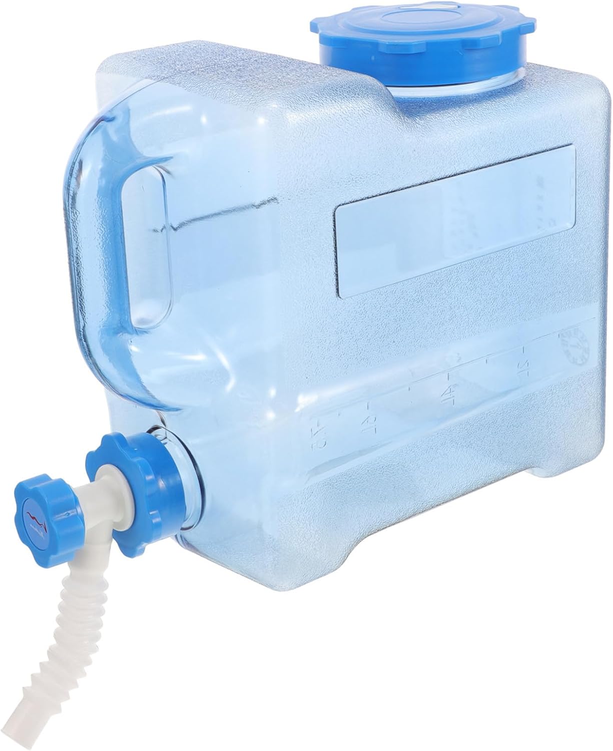 Homoyoyo Portable Water Container with Spigot 7.5l Portable Camping Water Jug Leak-Proof for Hiking and Vehicle Use