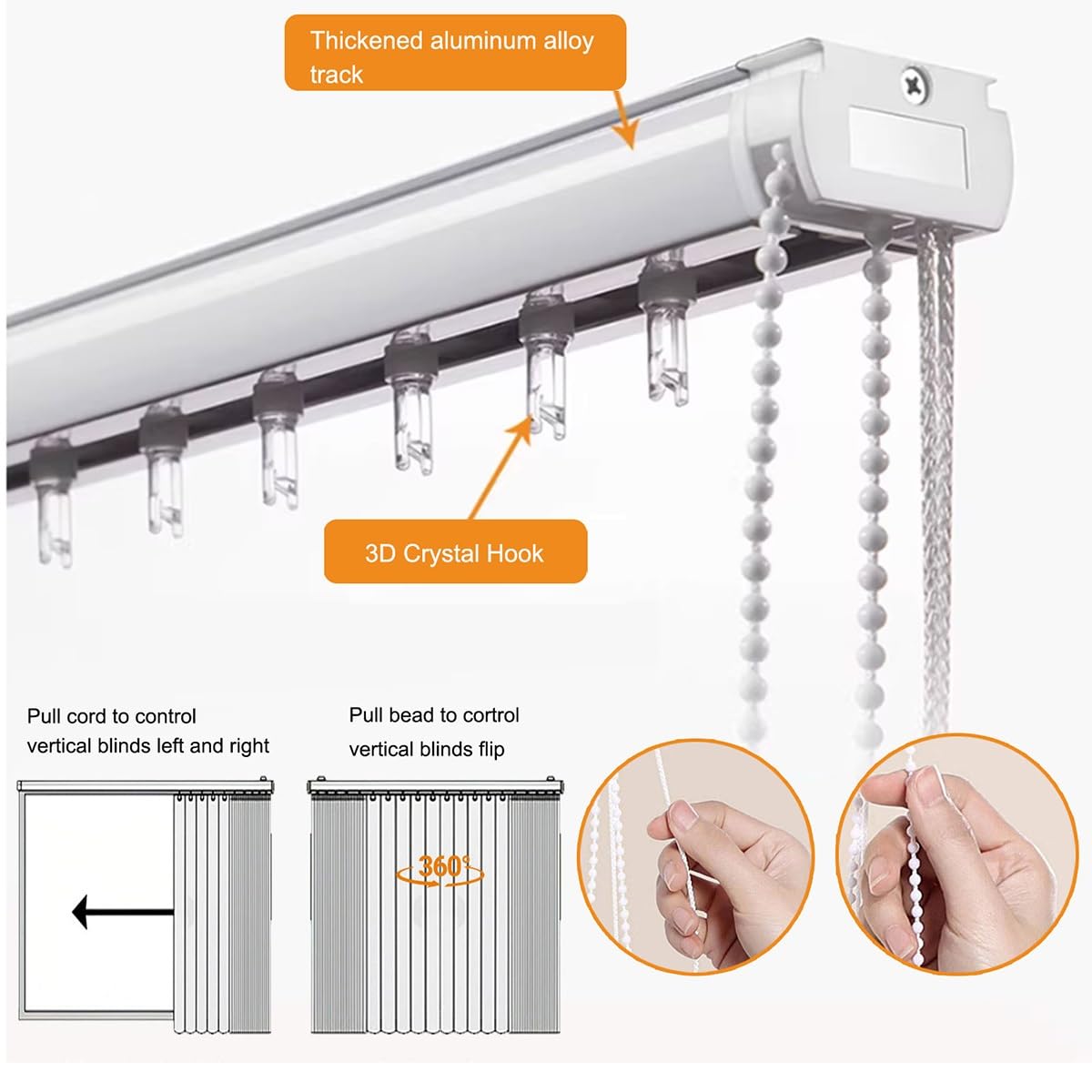 Lamellenvorhang Vertikaljalousie Weiß, Lichtdurchlässig Verdunkelungsjalousie, Breite 60,120,130,150,200,210cm Lamellenbreite 97mm Vertikaljalousie Vertikalanlage Schiebevorhang(W220x150cm)