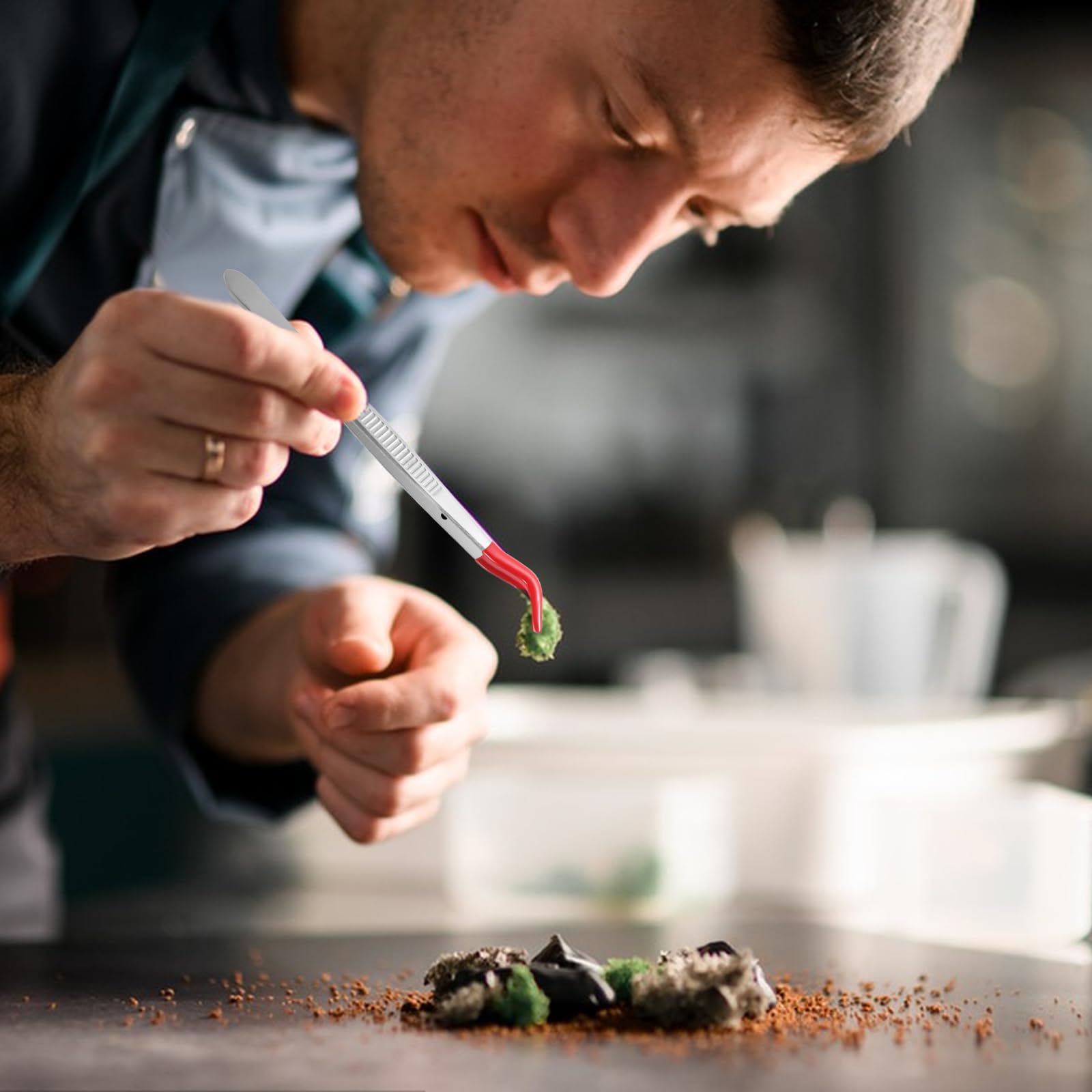 3 Stück Pinzetten Set Mit Gummispitzen - Präzisions Pinzetten Für Handwerk