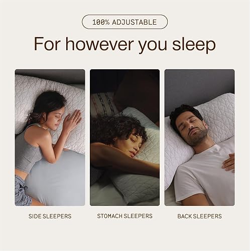 Miniatura 3 de Coop Home Goods Paquete de almohada ajustable original Queen & The Body Pillow Bundle, el juego incluye (1) Queen Loft y (1) cuerpo