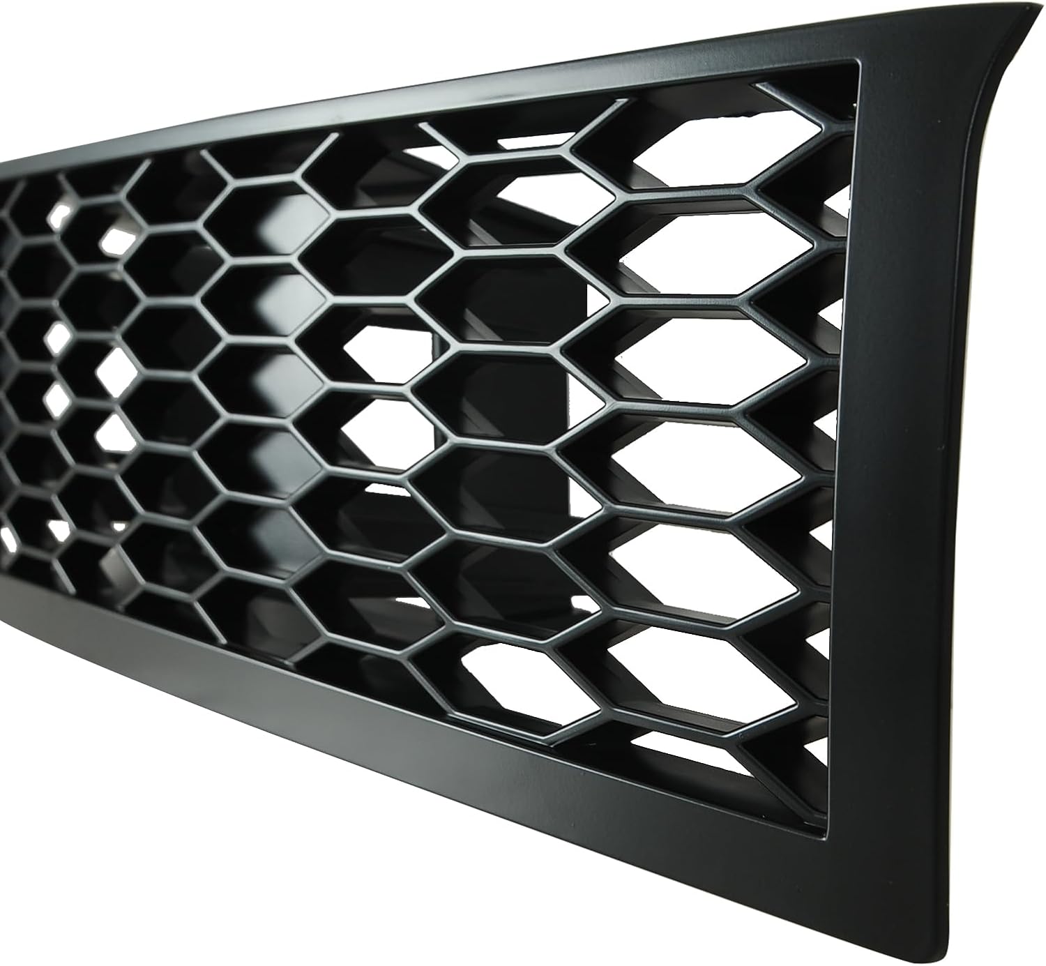 Front Bumper Mesh Grille Compatible with Ford F150 2009-2014 Lower Center Bumper Grill ABS Grilles Matte Black