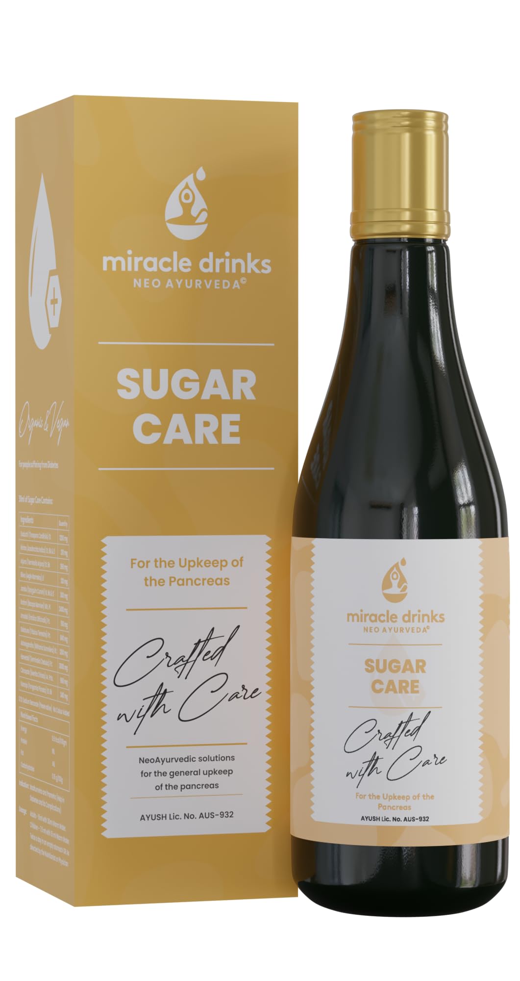 Miracle Drinks Neo Ayurveda Sugar Care | Ayurvedic Supplement | 500 ml