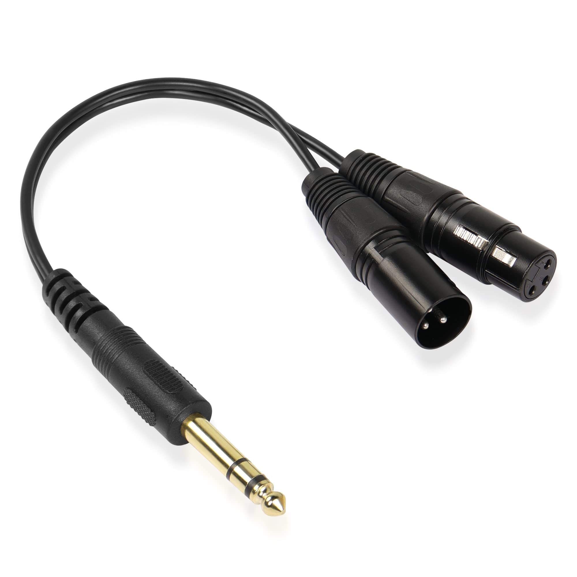 Câble Convertisseur XLR Mâle Vers 3 Broches - Sans Soudure, Pour Micro & DMX - Lot De 2