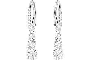 Crystalline Bridal Ensemble: Attract Trilogy Necklace and Earrings