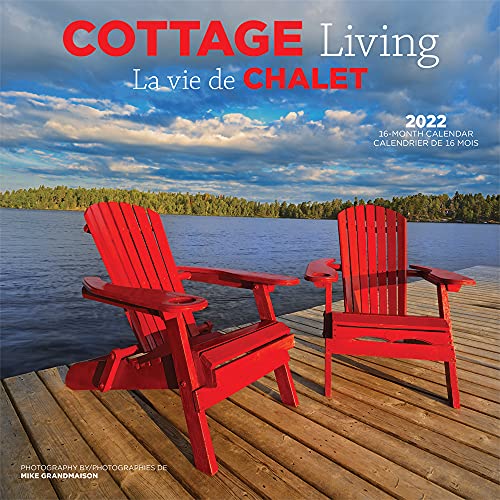 Cottage Living 2022 12 x 12 Inch Monthly Square Wall Calendar by Wyman Publishing, Outdoor Nature Rural