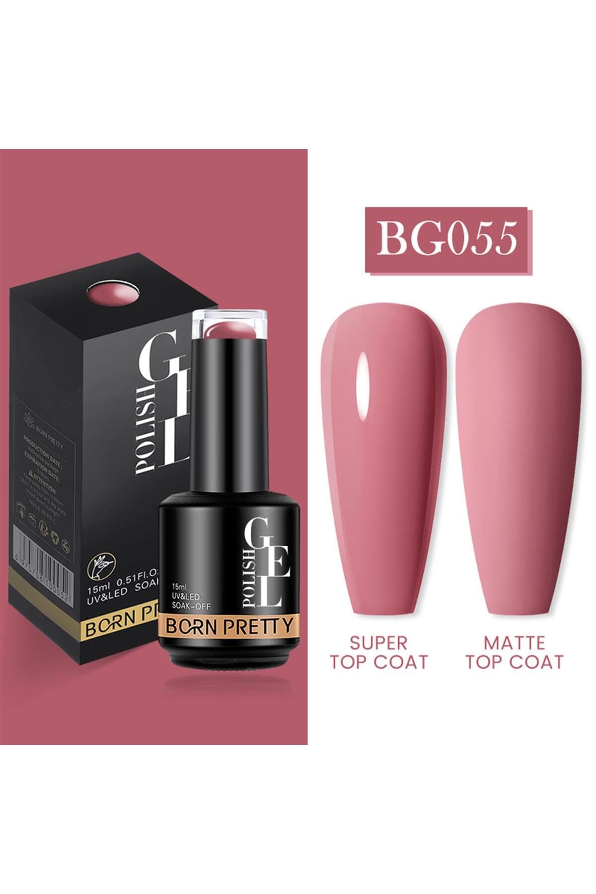 Born Pretty 15 Ml Kalıcı Oje Bg055 (55933) 3205