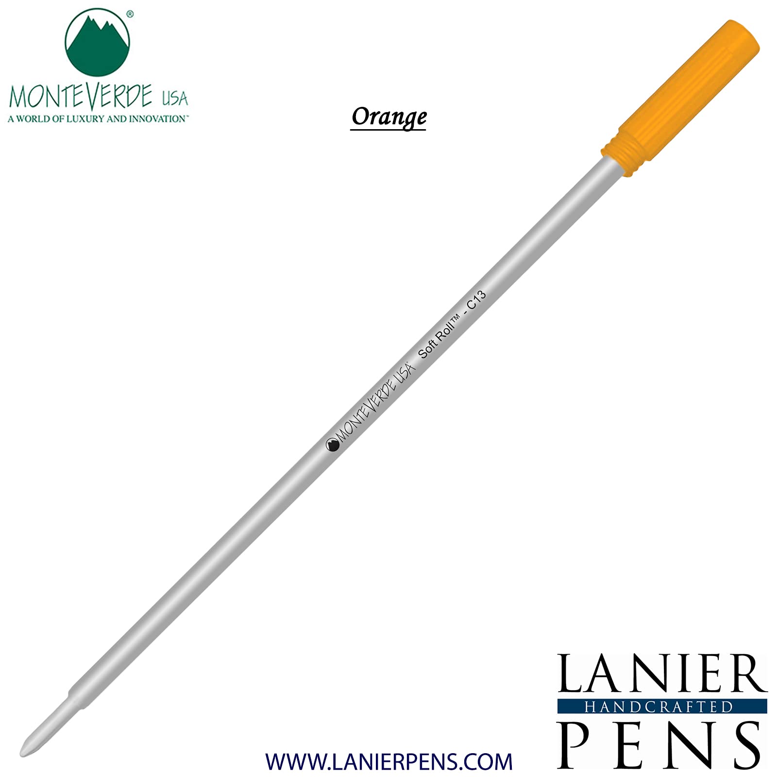Orange Soft Roll von Monteverde Kugelschreiber für Cross Kugelschreiber