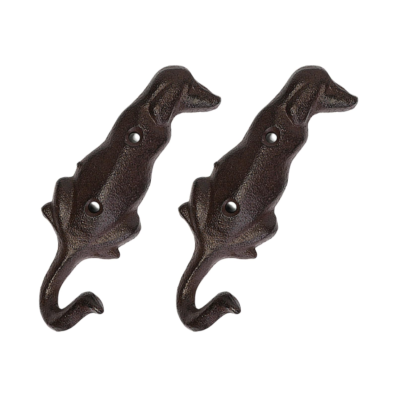 Yrohgkpn A Practical Iron Dog Hook Decorative Shape Hanger Designed For Nimal Enthusiasts Looking To Enhances Their Space Cast Iron Hook