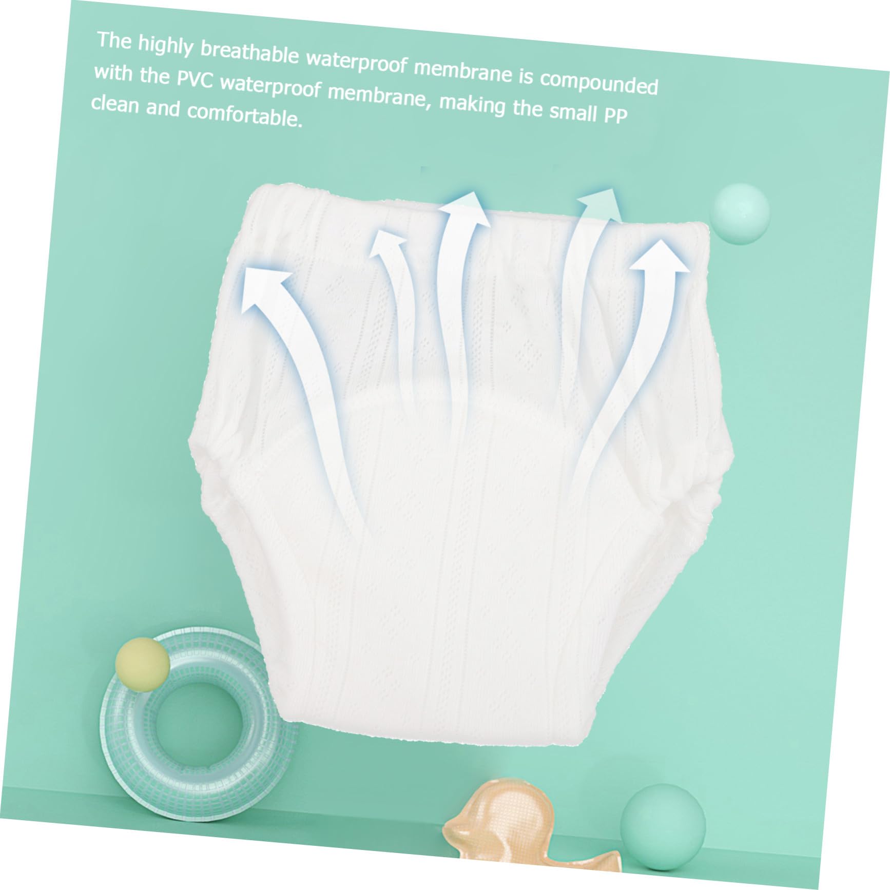 Lot de 5 Culottes d'Apprentissage pour Bébé en Coton Absorbant, sous-Vêtements Lavables pour Garçons et Filles, Conçus pour L'Entraînement la Propreté en Intérieur