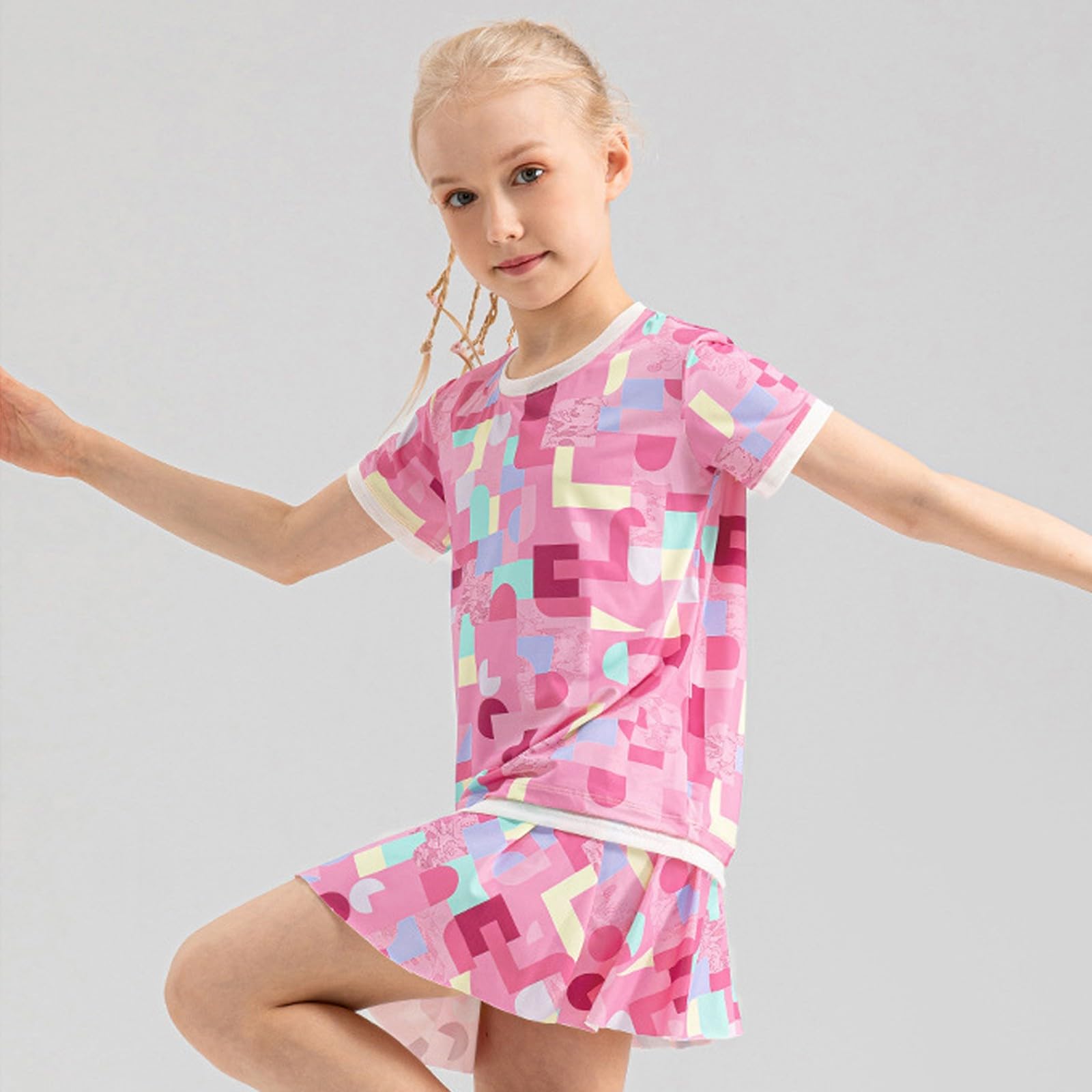 2026 Falda de Yoga Deportiva para Niñas Transpirable Flexible Perfecta para Entrenamiento Fitness Correr