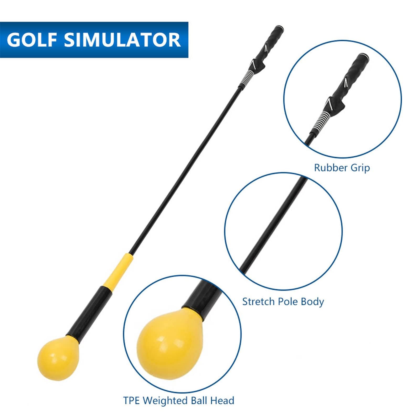 Trener huśtawek golfowych, pomoc do treningu golfowego, korekcja siły golfa, narzędzie do treningu siłowego i tempo, sprzęt do klubu golfowego, zabawki i gry golfowe