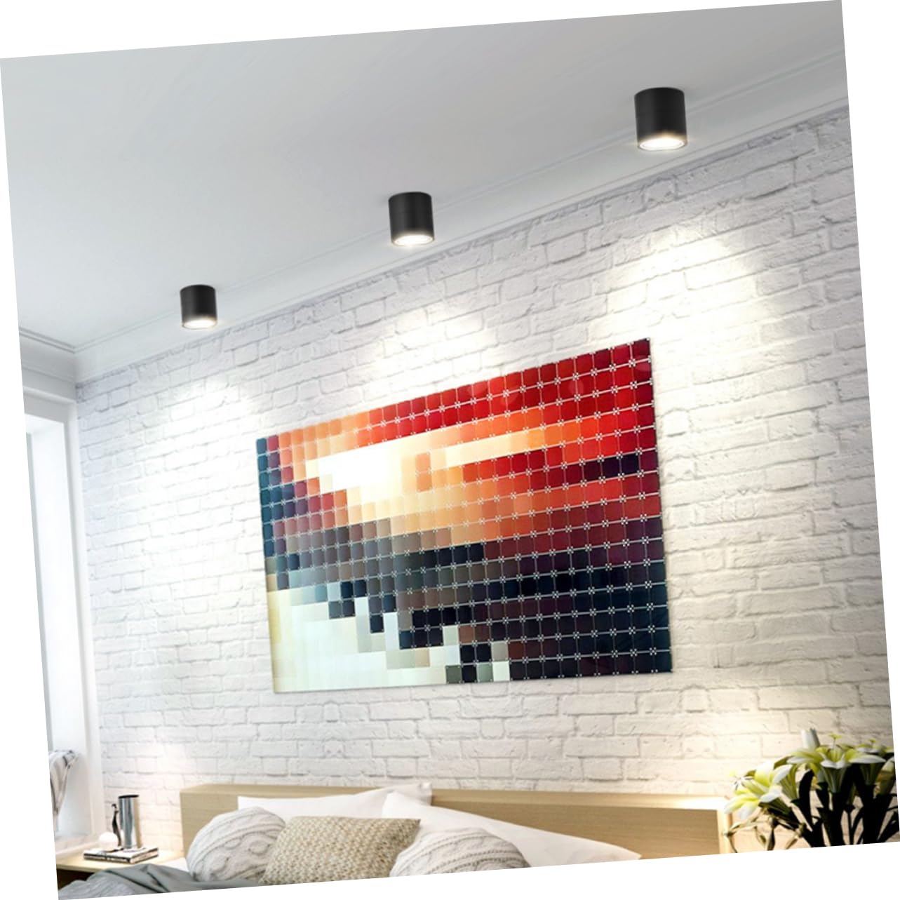 Holibanna LED Deckeneinbaustrahler 10w Aluminium Verstellbar mit Einfacher Installation und Aufputzmontage für Schaufenster und Ladenbeleuchtung in Schwarz