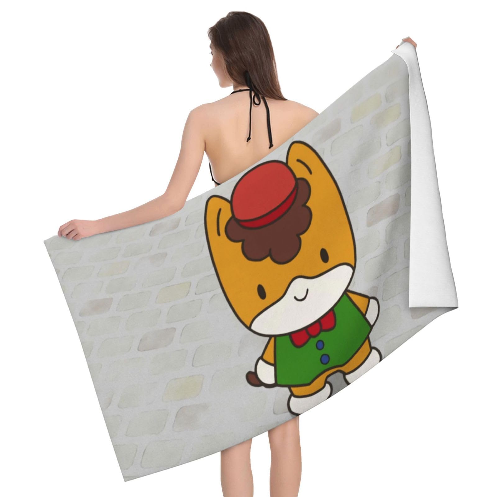 Amazon｜ぐんまちゃん バスタオル大判 マイクロファイバー 厚手 バス