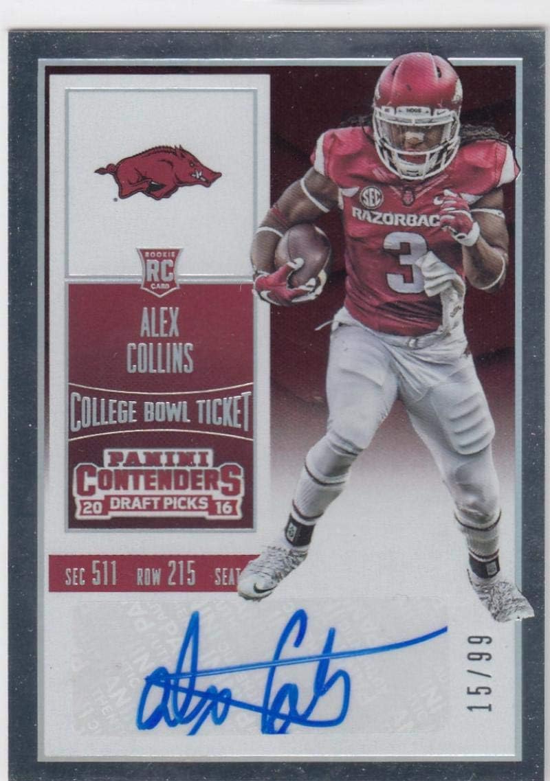 2016 Panini Contenders Draft College Ticket Alex Collins #115 NM Near Mint RC Ro