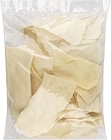 Vista 5 de Chips Bolsa de 1 libra - Masticables de cuero crudo para perros grandes de primera calidad - Ideal para masticadores agresivos golosinas de cuero
