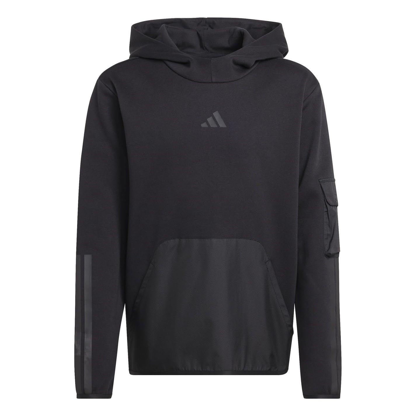 Adidas Unisex Kids Noir Child Hoodie Utility
