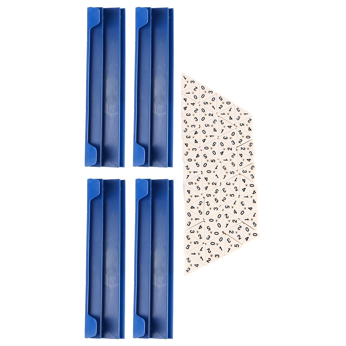 Namvo Triangle Dominoes Game, Perfect Traditional Family Games including Triangle Domino Tiles and Travel Zip Case, Quality Board Games