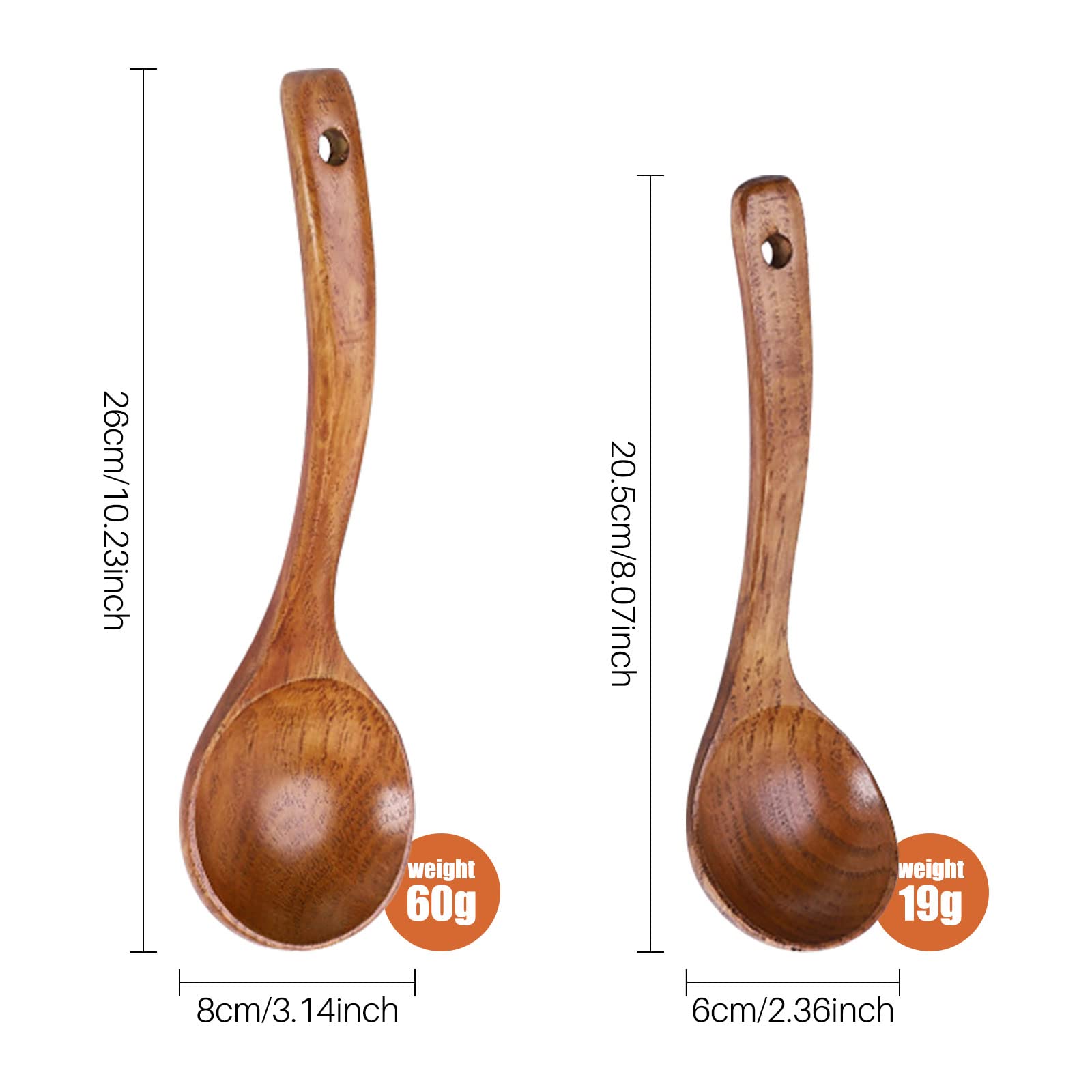 Produktbild von Holz Kochlöffel Set Pfannenwender Holz Küchenutensilien