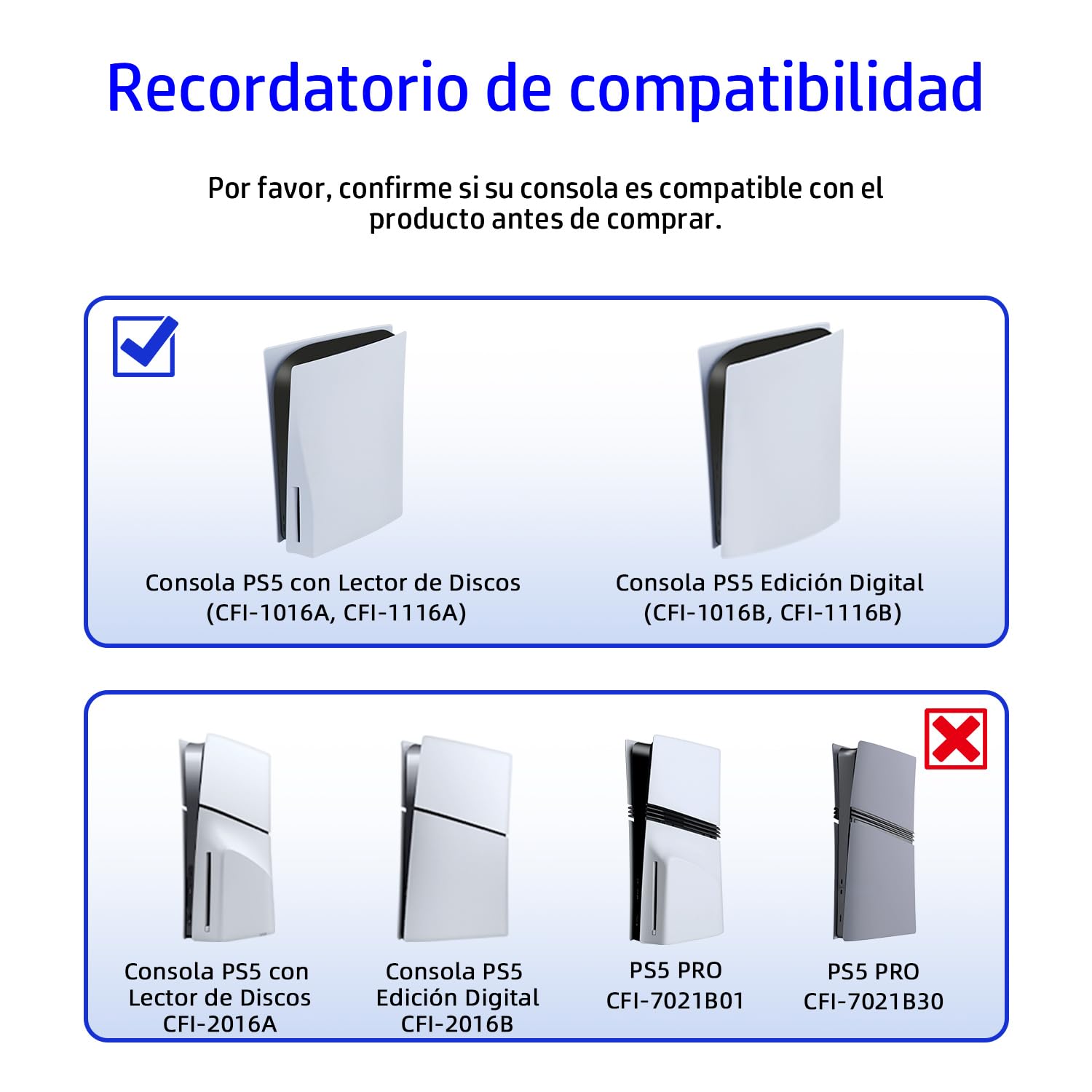 Mcbazel Soporte de Refrigeración Vertical para PS5 CFI-1016 y 1116AB,Estación de Refrigeración LED con Carga de Doble Mando para PlayStation 5 - Blanco (No para PS5 CFI-2016AB I Pro CFI-7021AB01)
