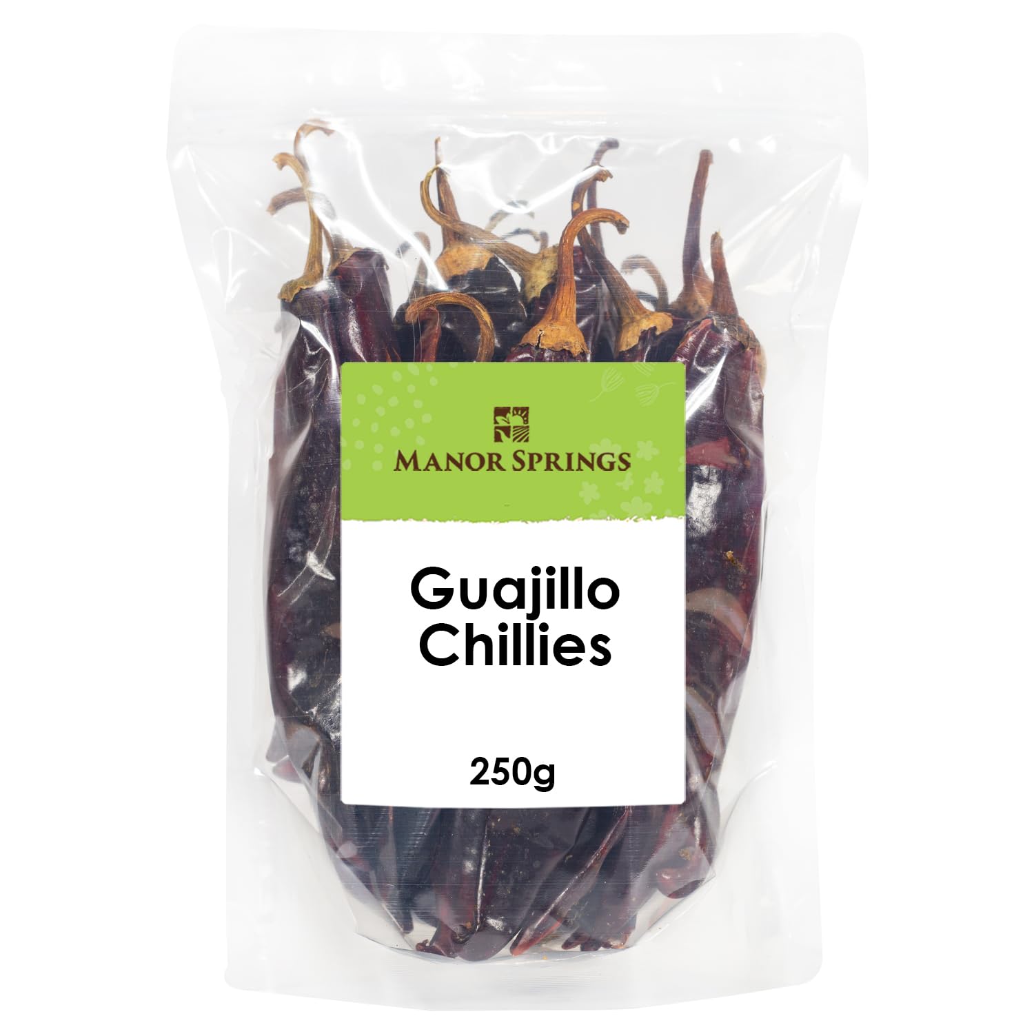 Dried Guajillo Chillies 250g by Manor Springs