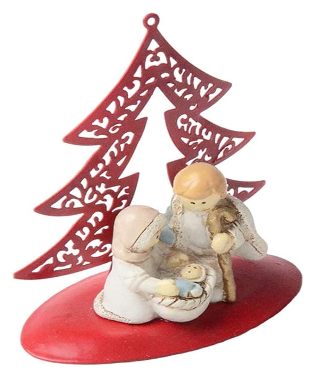 Tableau de Fer Anti-Chute Ornement de Noël Stable pour Vitrine Active - 7