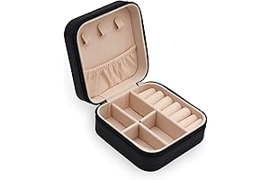 MODENGKONGJIAN Mini Jewelry Travel Case