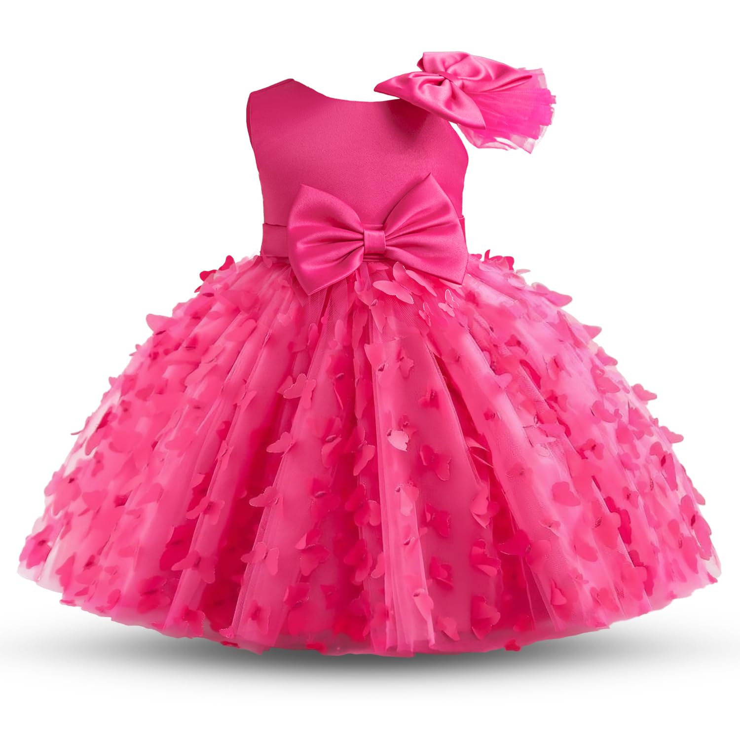 NNJXD Robe de fête d'anniversaire pour fille et fille