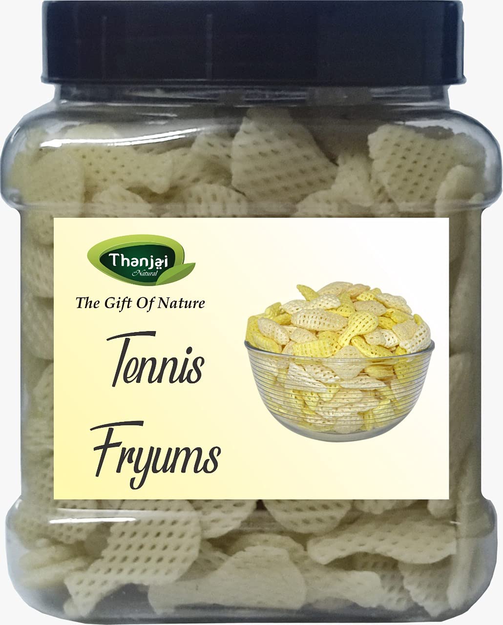 Thanjai Natural Plain Flavor Tennis Bat Fryums Ready To Fry Papad|1Kg Jar|Microwave, Air Fry Instant Vegan Snacks|Crunchy & Tasty Chips (B098BBHXLT) Amazon Price History, Amazon Price Tracker