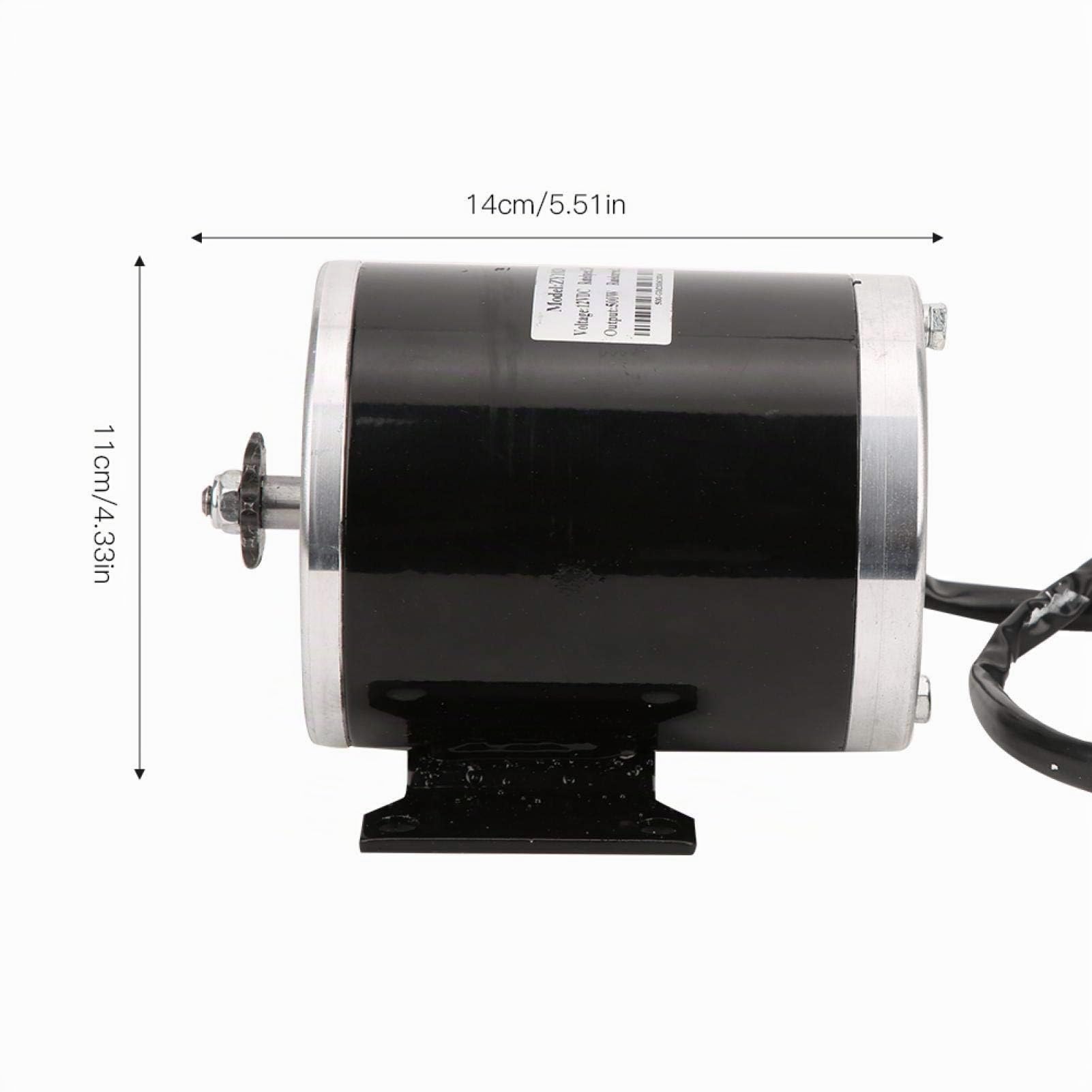 Moteur de scooter, moteur haute vitesse universel de remplacement 12V 500W pour véhicule électrique