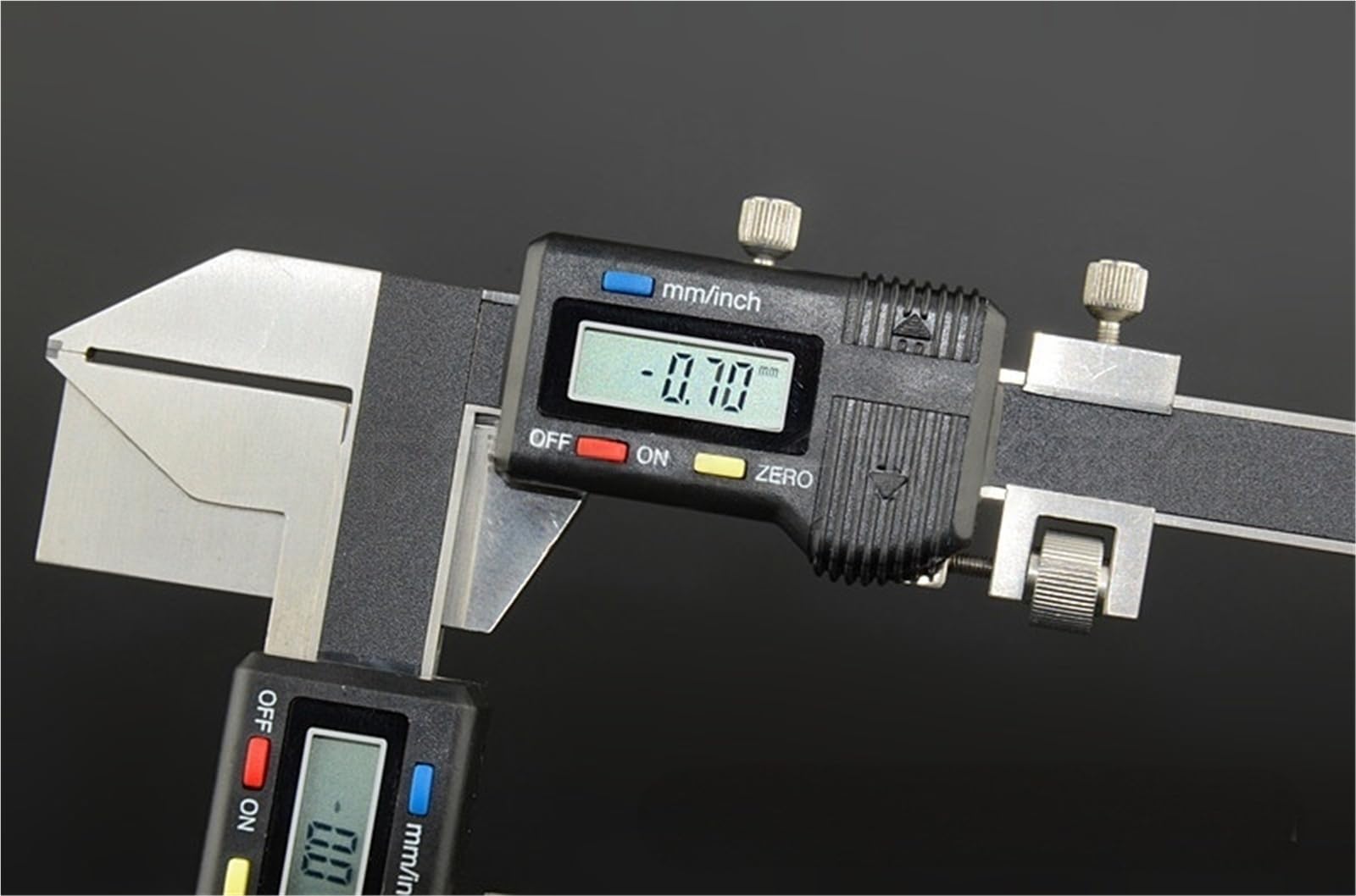 Calibrador de espesor dientes con pantalla digital electrónica M1-26 Medición