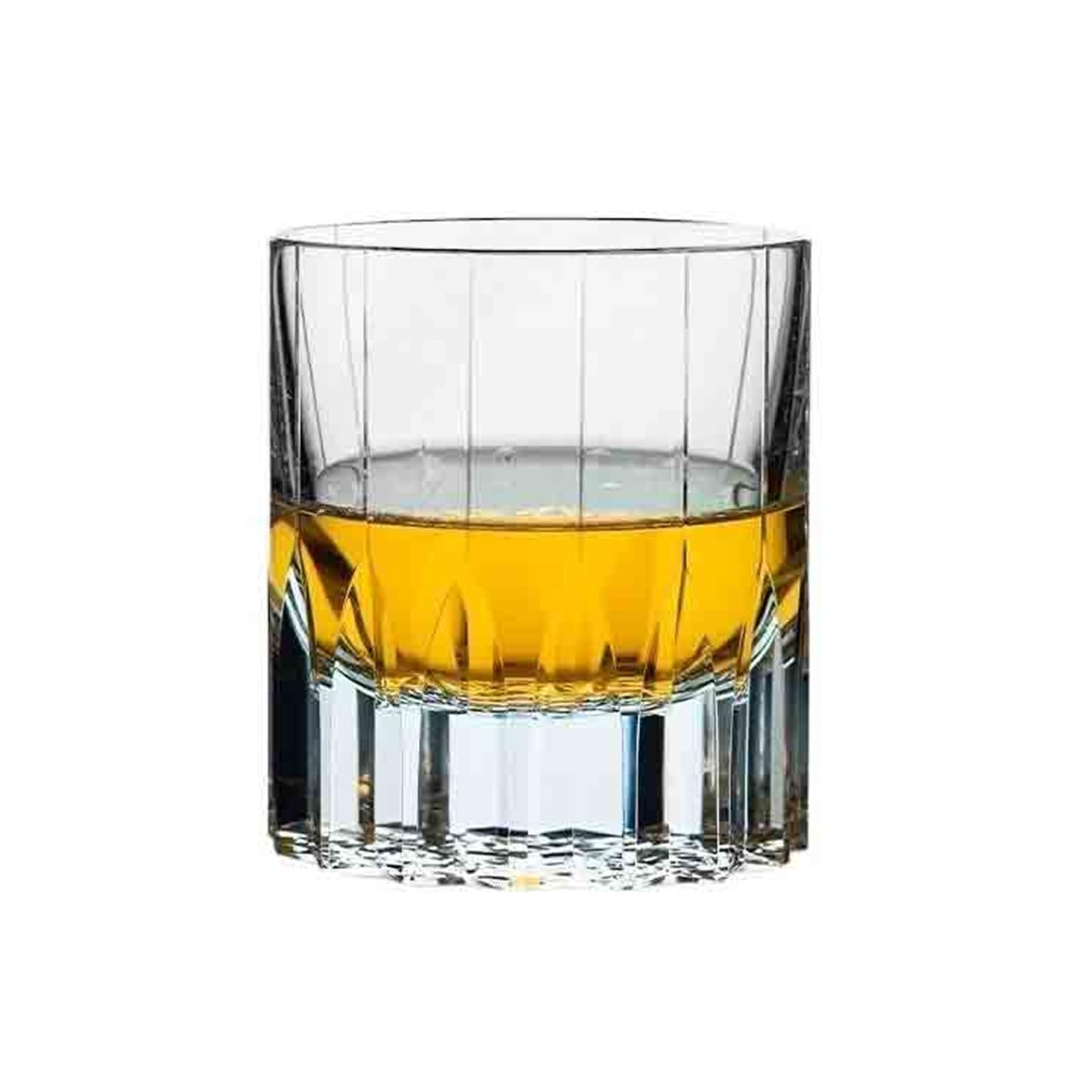 Trinkgläser Kristall-Whiskygläser, 250 ml, fein geschnitzt, schwerer Boden, Old Fashioned Bourbon-Gläser