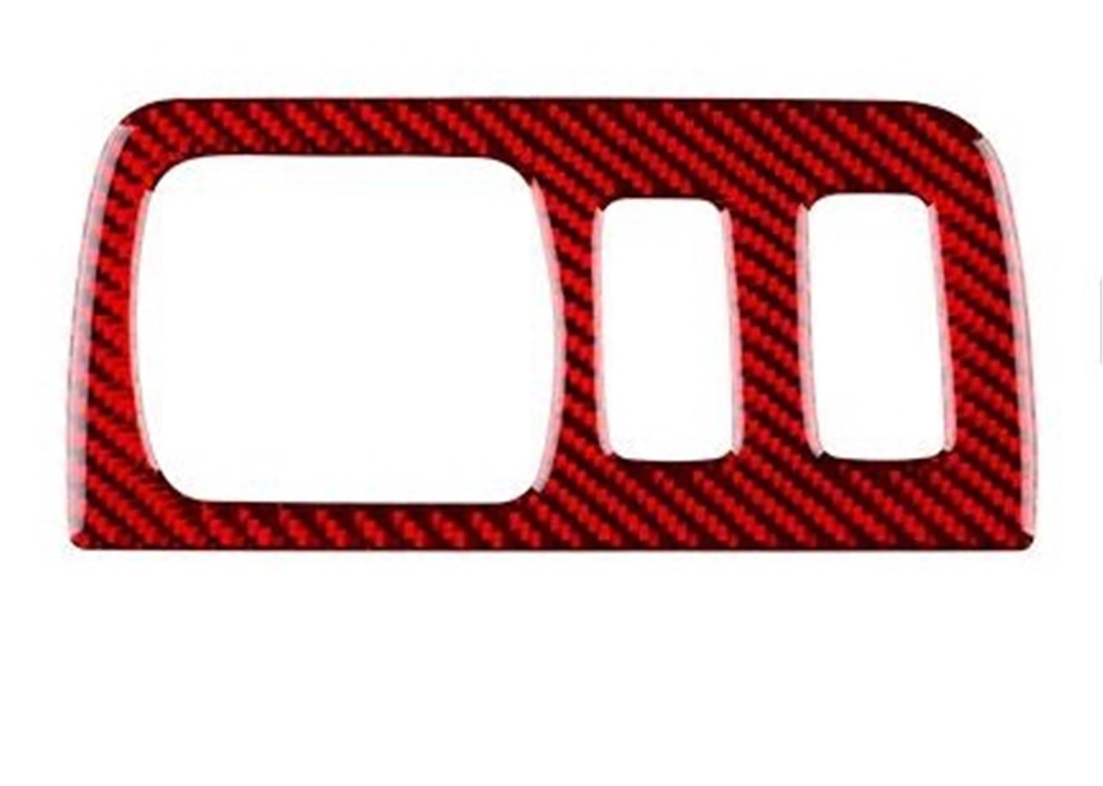 Hqgqcezek Red Carbon Interior Decal Trim Real Soft Carbon Fiber Sticker For Renault For Fluence For Megane 3 Rs 2009-2015 Lhd Rhd Car Headlight Button