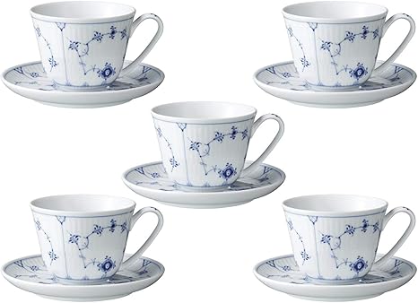 Amazon 正規輸入品 ロイヤルコペンハーゲン ブルーフルーテッド プレイン カップ ソーサー 5客セット 結婚祝い プレゼント カップ ソーサー オンライン通販 Amazon 正規輸入品 ロイヤルコペンハーゲン ブルーフルーテッド プレイン カップ ソーサー 5客セット 結婚祝い プレゼント カップ ソーサー オンライン通販