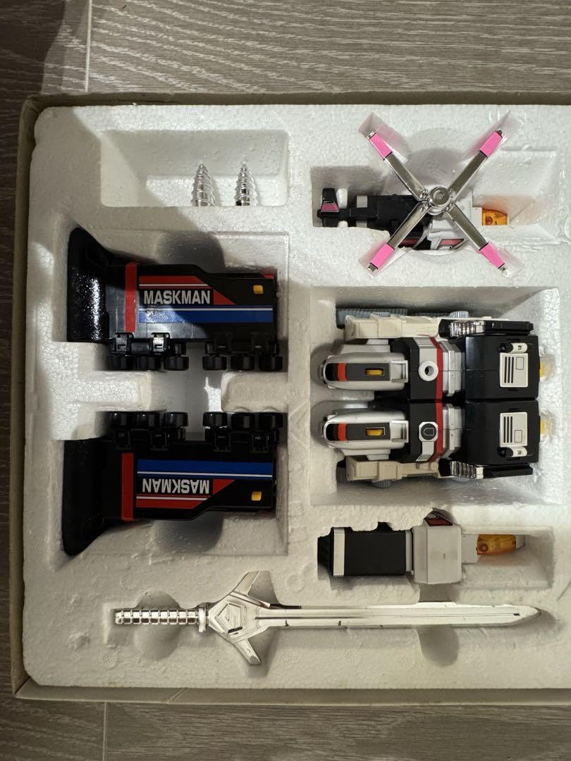 光戦隊マスクマン　1987 超合金　DX グレートファイブ　5機合体 DX超合金 光速合体 グレートファイブ (Great Five) レビュー