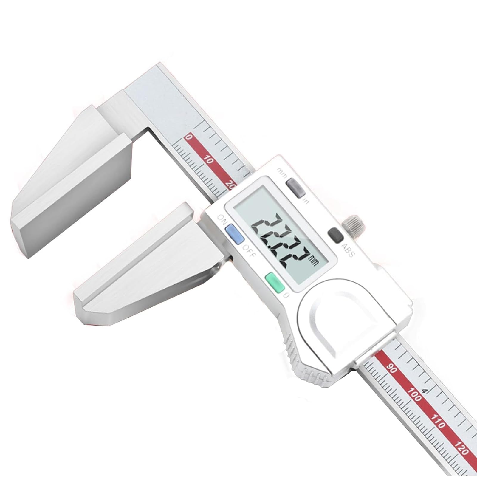 Digital Messschieber Messbereich 0-150 mm mit Breiter Messbacken, Großen Messflächen, LCD Display, Zoll/Metrik (150 mm)