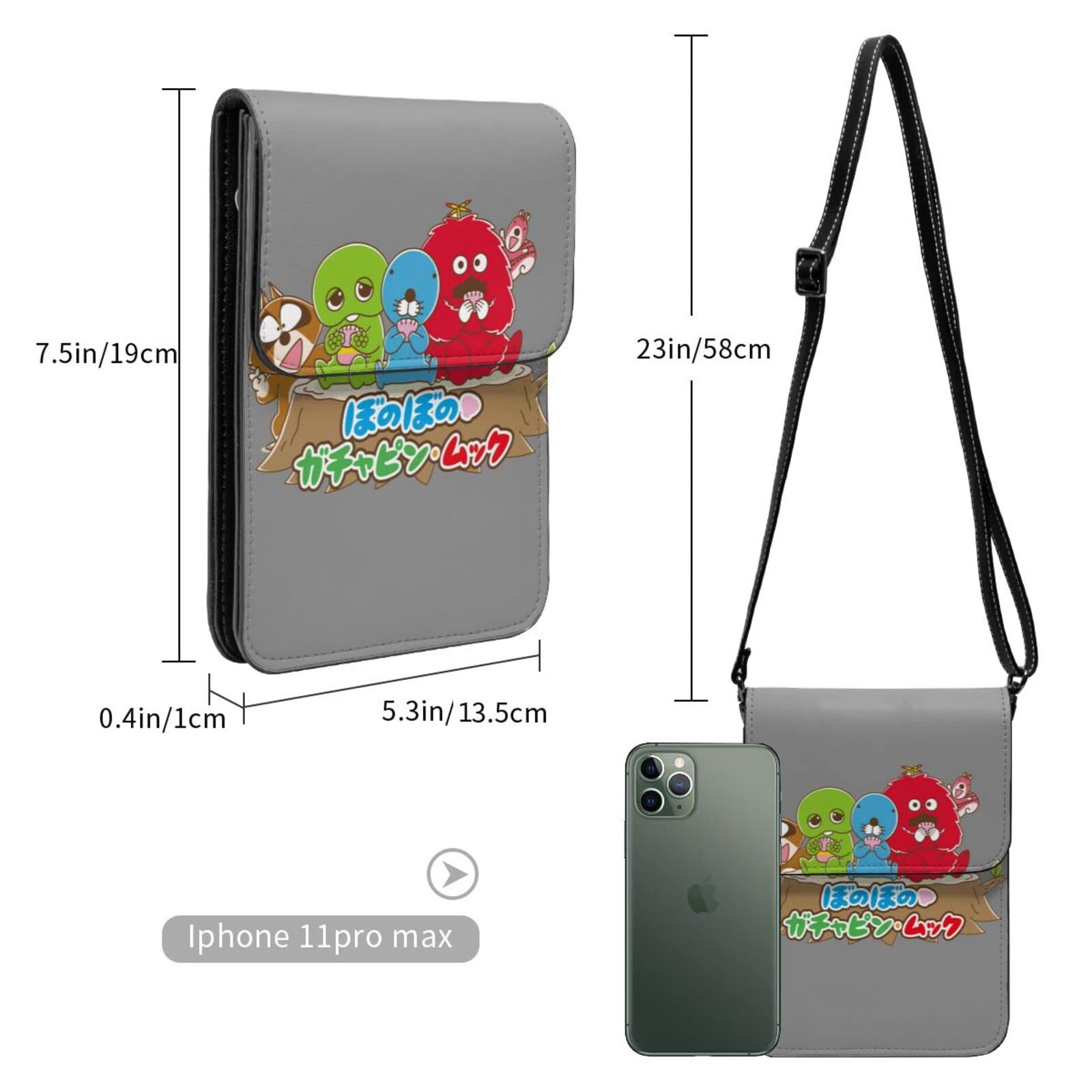 Amazon.co.jp: ガチャピン ムック3 スマホ財布ポーチ Puレザー