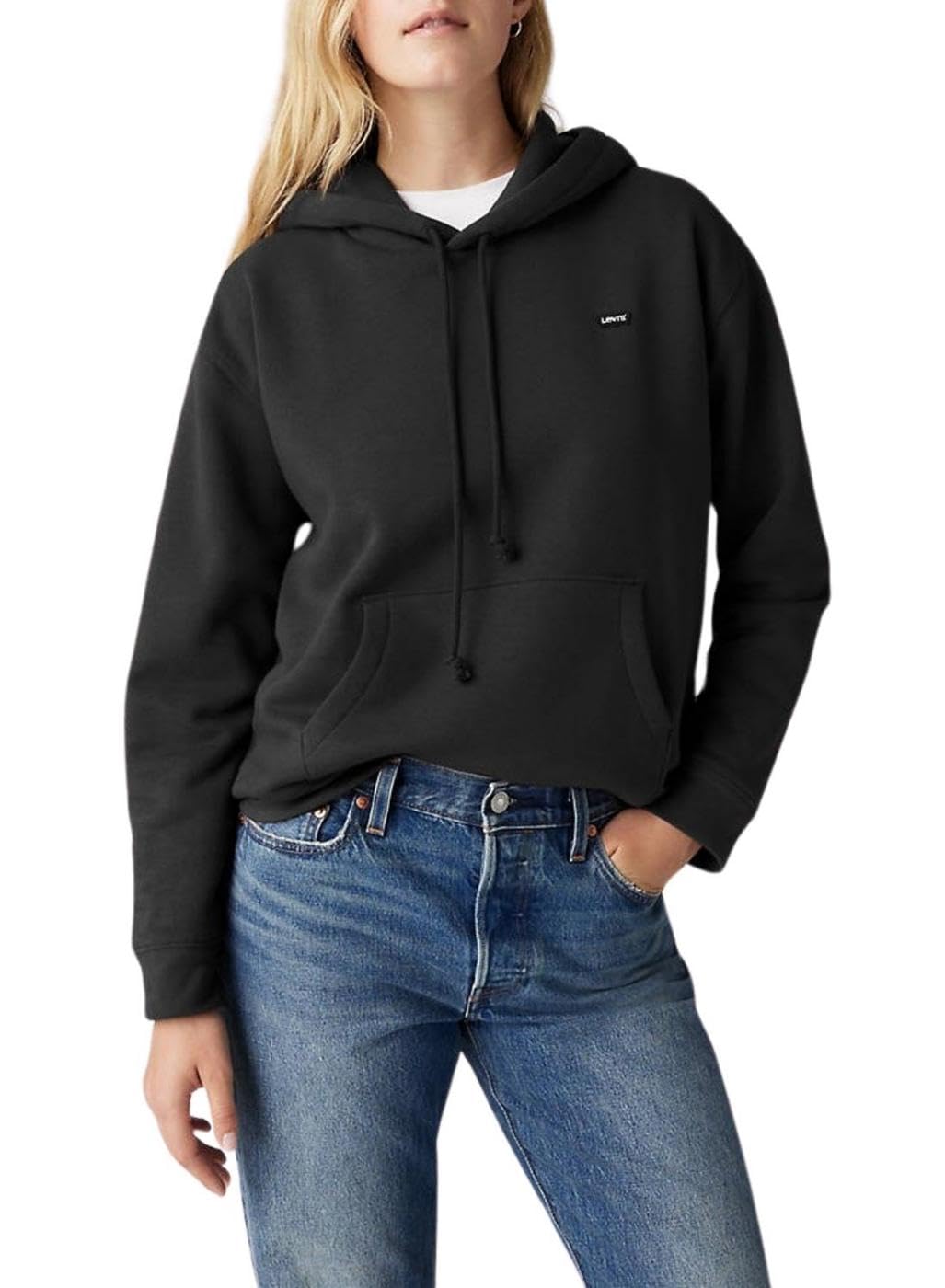 Levi's Women's Everyday Hoodie, Caviar, XS