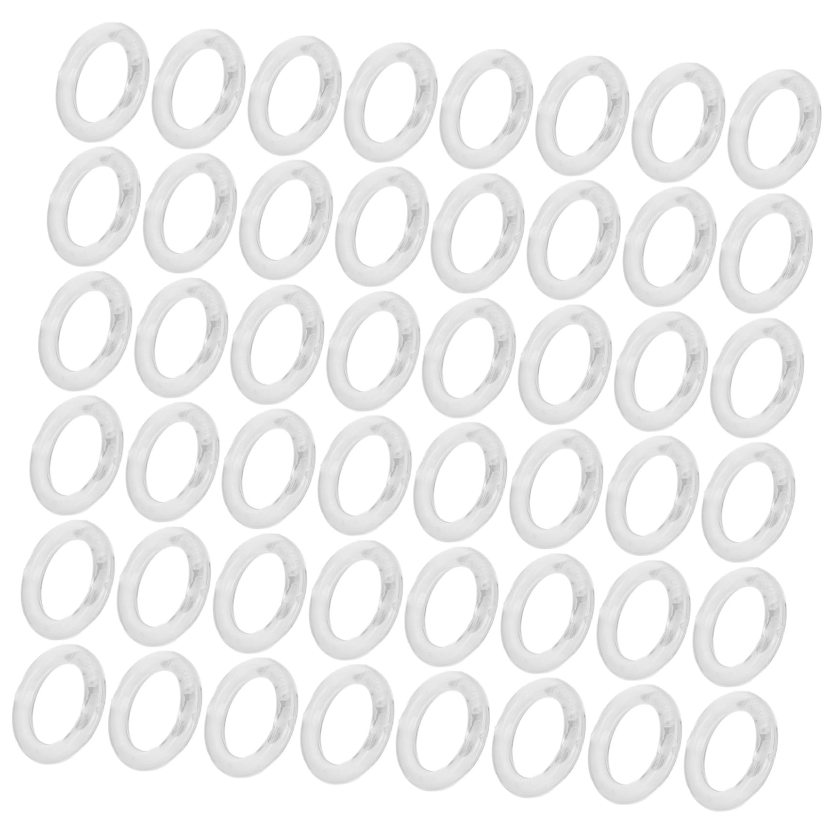 PRETYZOOM 100pcs Transparent Plastic Roman Blind Drapery Accessories for Seamless Window Treatments for Curtains and Shades