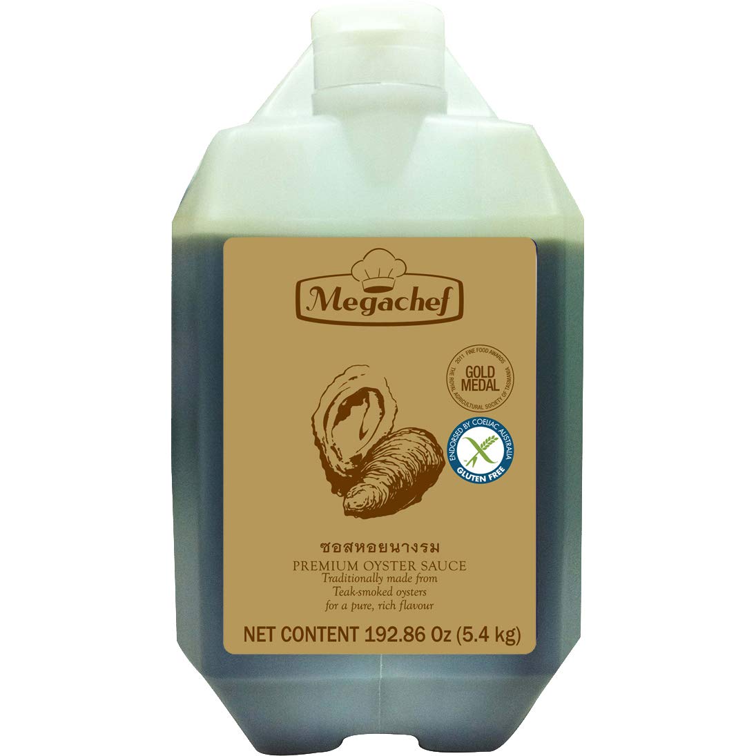 Megachef Salsa de Ostras Sin Gluten 5,4 kg